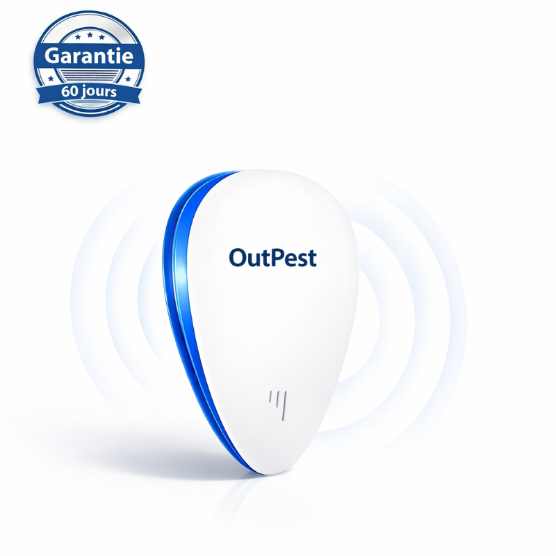 OutPest™ 2026 — Répulsif Ultrasonique | Sans Chimiques, Sans Pièges