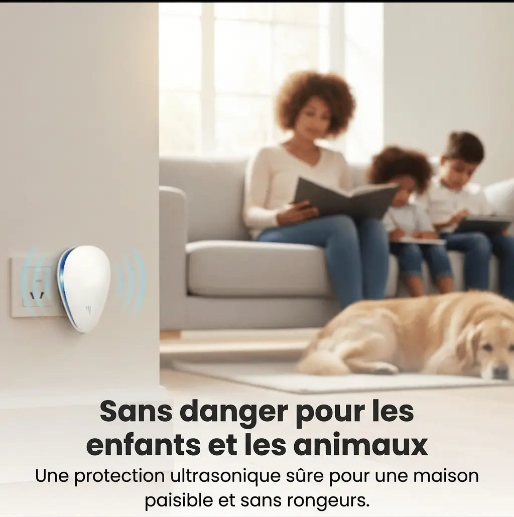 OutPest™ 2026 — Répulsif Ultrasonique | Sans Chimiques, Sans Pièges